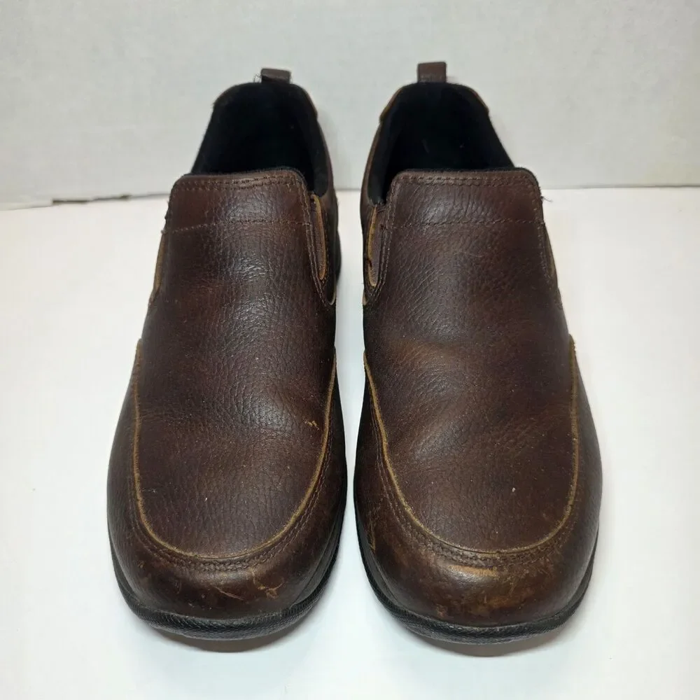 L.L. Bean Comfort Moc II Slip On Men’s 7.5M Brown Leather Shoes 257064